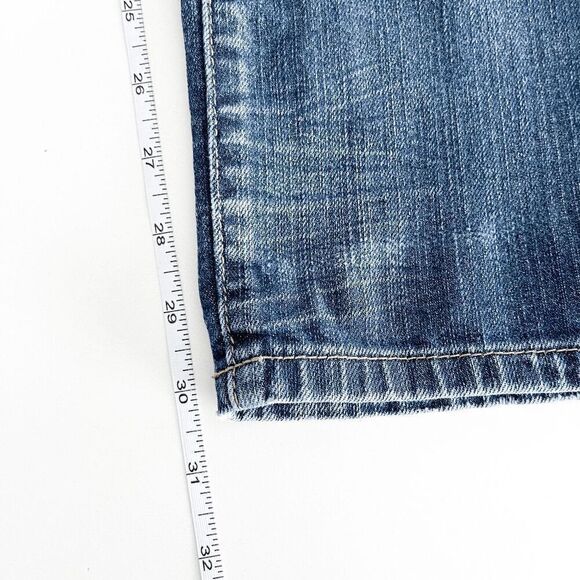 Parasuco Women's Faded Medium Wash Straight Denim Jeans Blue Size 25 - Picture 7 of 9